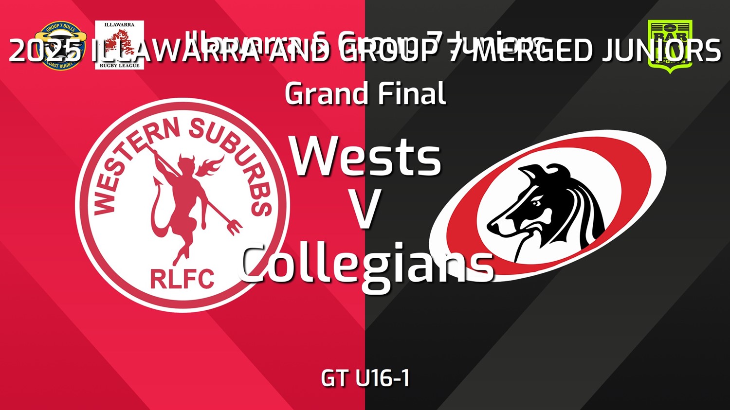 250822-video-Illawarra and Group 7 Merged Juniors Grand Final - GT U16-1 - Western Suburbs Devils v Collegians Slate Image