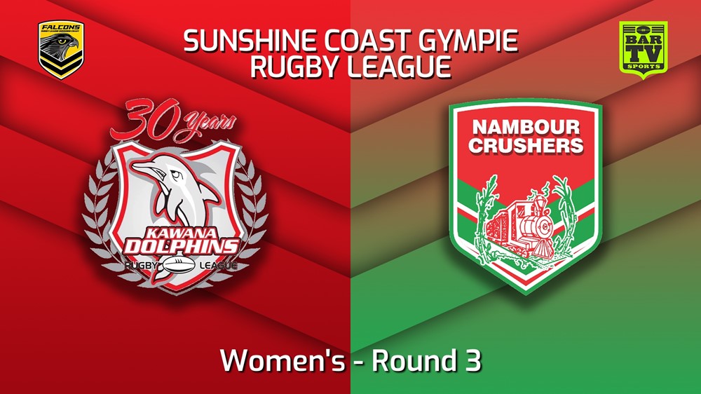 220423-Sunshine Coast RL Round 3 - Women's - Kawana Dolphins v Nambour Crushers Slate Image