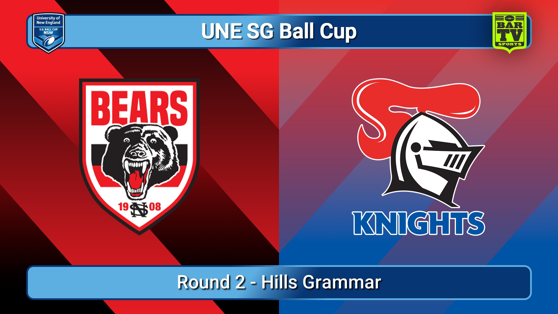250208-video-UNE SG Ball Cup Round 2 - North Sydney Bears v Newcastle Knights Slate Image