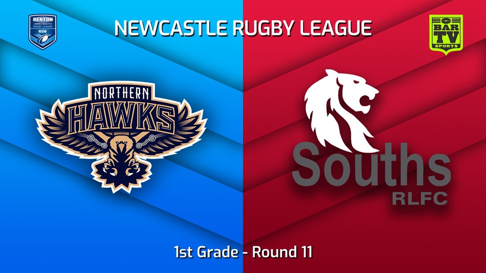 230611-Newcastle RL Round 11 - 1st Grade - Northern Hawks v South Newcastle Lions Slate Image