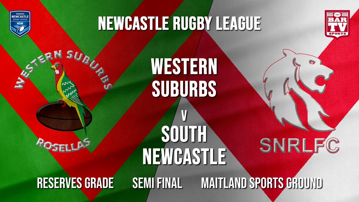Newcastle Rugby League Semi Final Reserve Grade Western Suburbs Rosellas v South Newcastle Newcastle Rugby League Semi Final Reserve Grade Western Suburbs Rosellas v South Newcastle