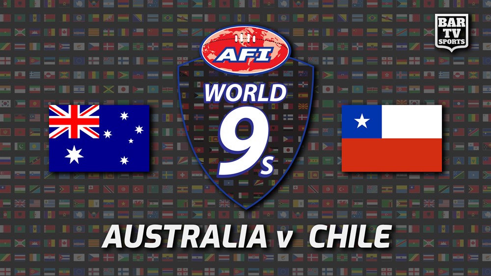 220219-Australian Football International Round 1 - World 9's - Australia (men's) v Chile Slate Image