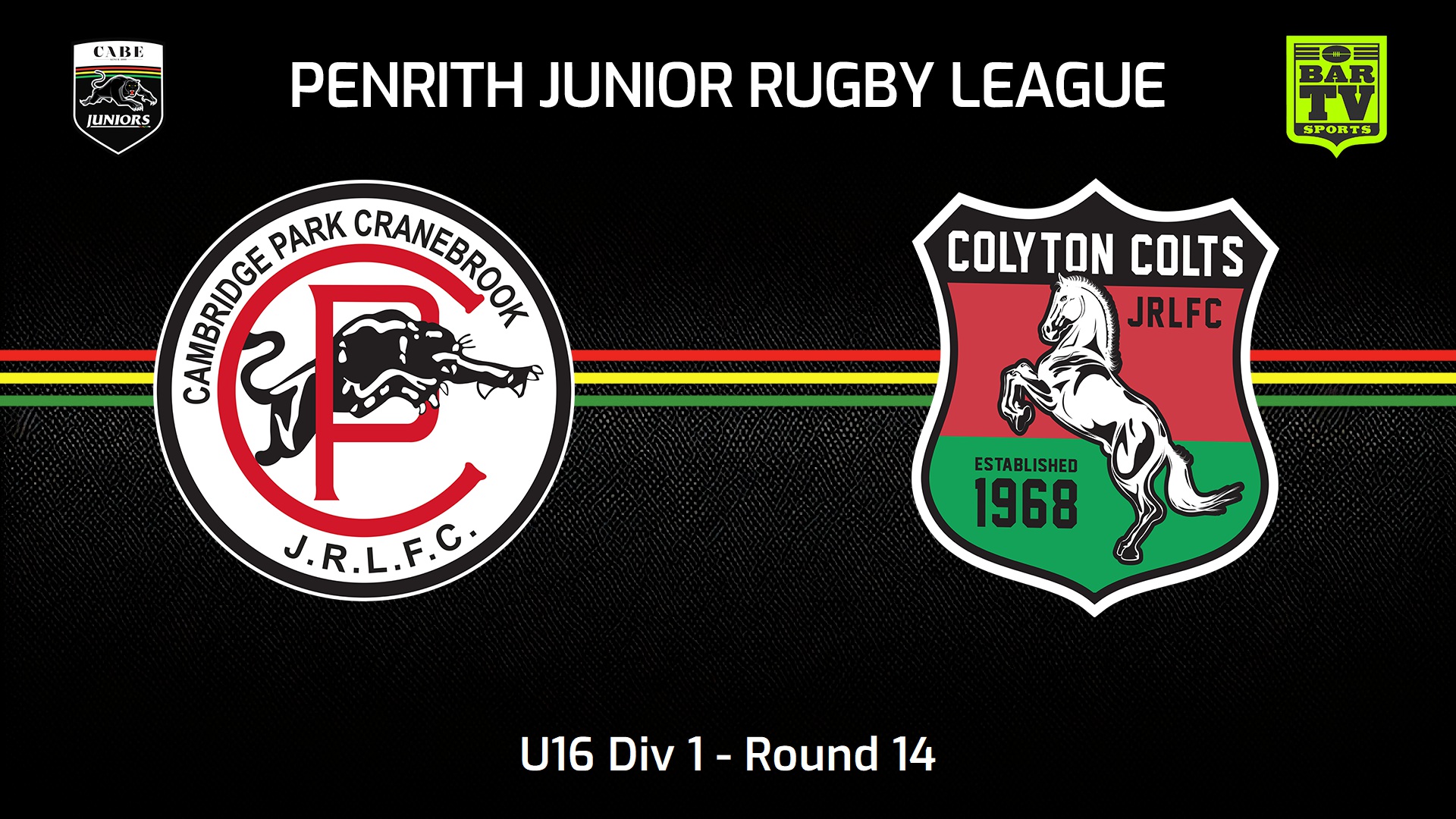 VIDEO Penrith & District Junior Rugby League Round 14 U16 Div 1 Cambridge Park v Colyton Colts