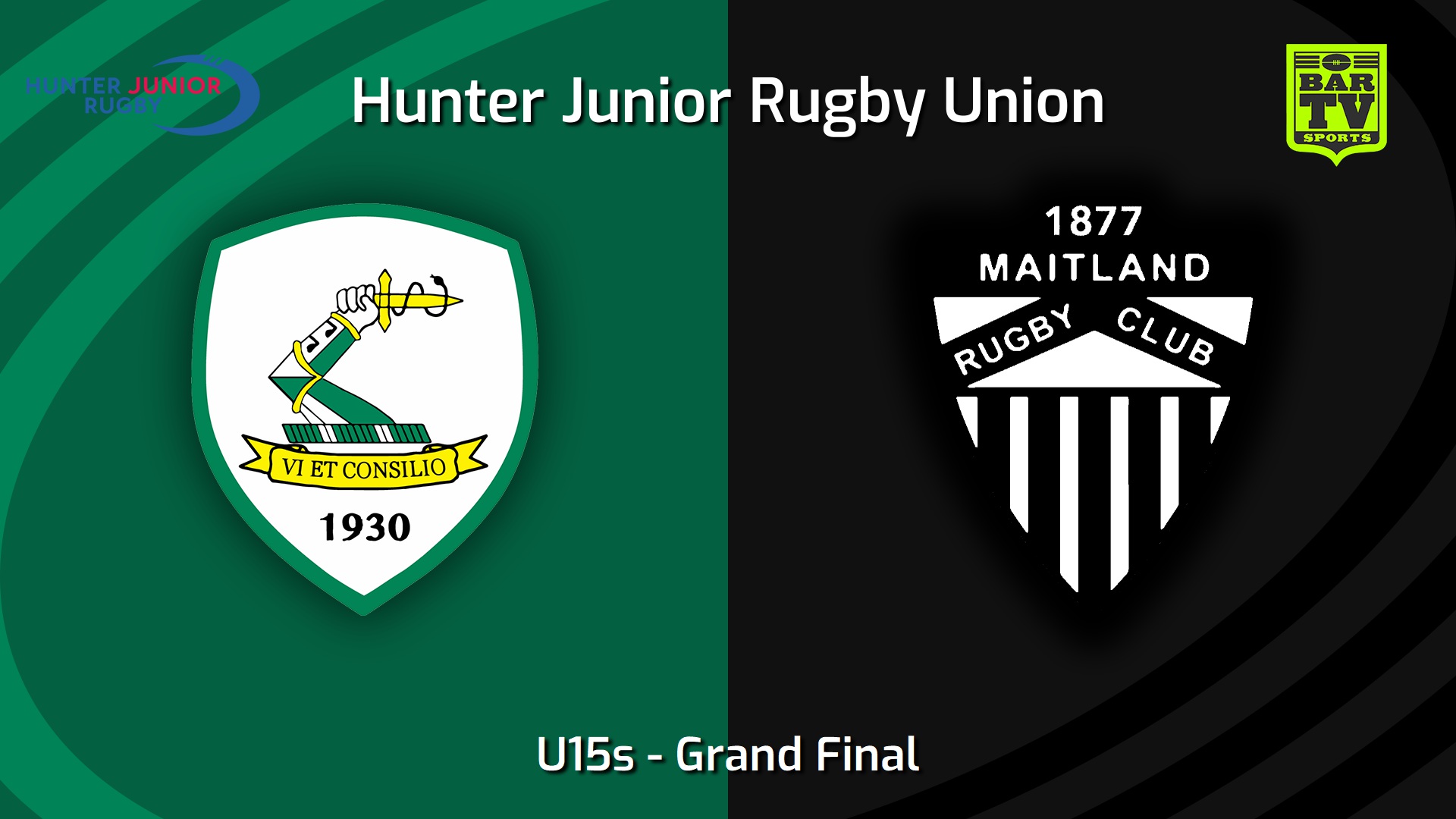 240913-video-Hunter Junior Rugby Union Grand Final - U15s - Merewether Carlton v Maitland Slate Image