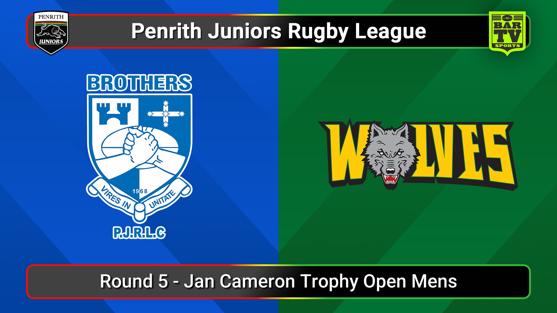 250517-video-Penrith & District Junior Rugby League Round 5 - Jan Cameron Trophy Open Mens - Brothers v Windsor Wolves Slate Image
