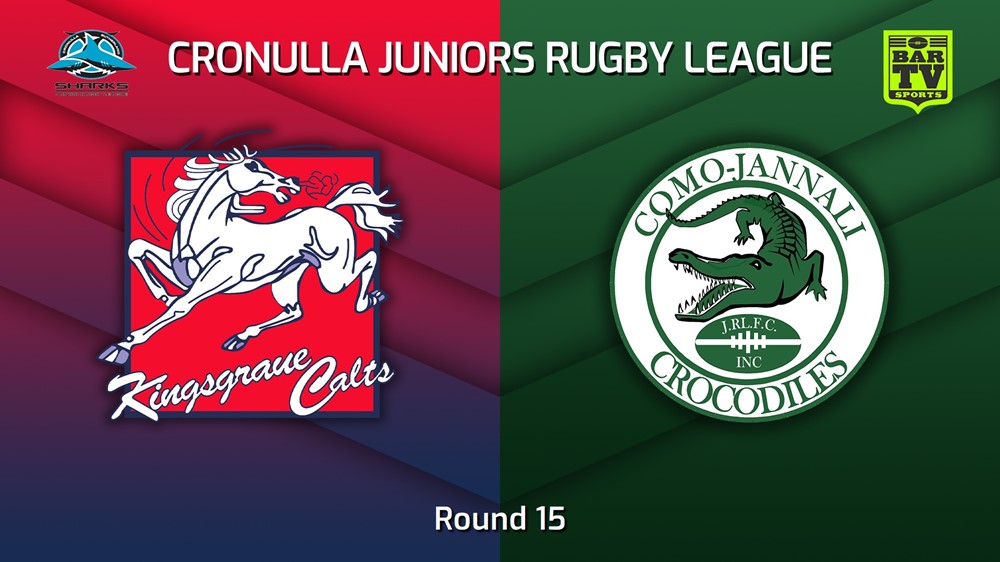 230805-Cronulla Juniors Round 15 - U12 Bronze - Kingsgrove Colts v Como Jannali Crocodiles Slate Image