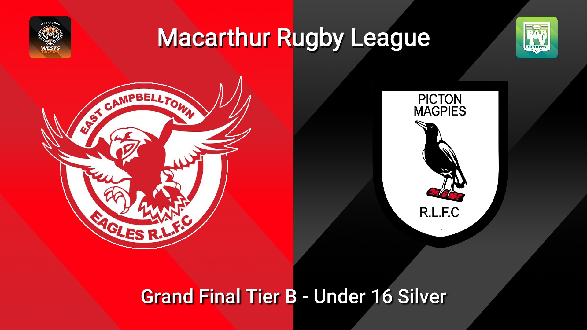 260906-video-Macarthur RL Grand Final Tier B - Under 16 Silver - East Campbelltown Eagles v Picton Magpies Slate Image