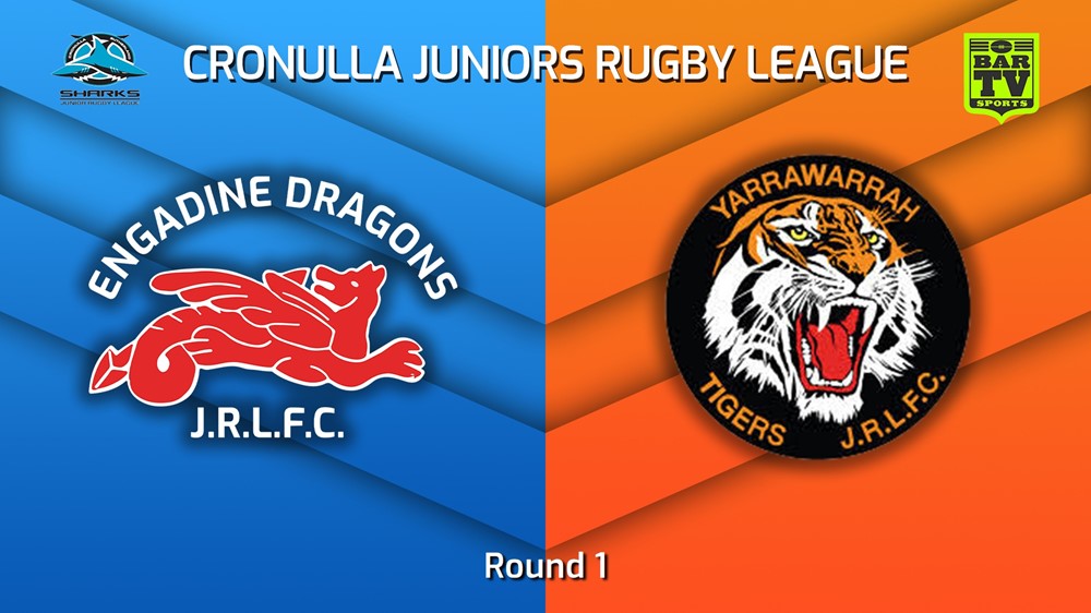 230415-Cronulla Juniors Round 1 - U13 Silver - Engadine Dragons v Yarrawarrah Tigers Slate Image