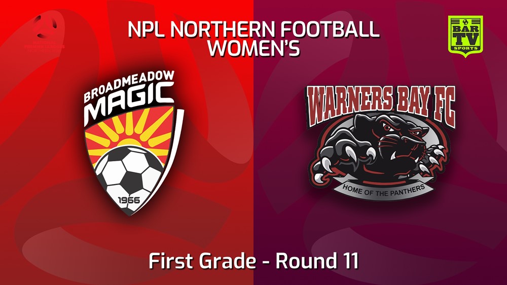 220605-NNSW NPLW Round 11 - Broadmeadow Magic FC W v Warners Bay FC W Slate Image