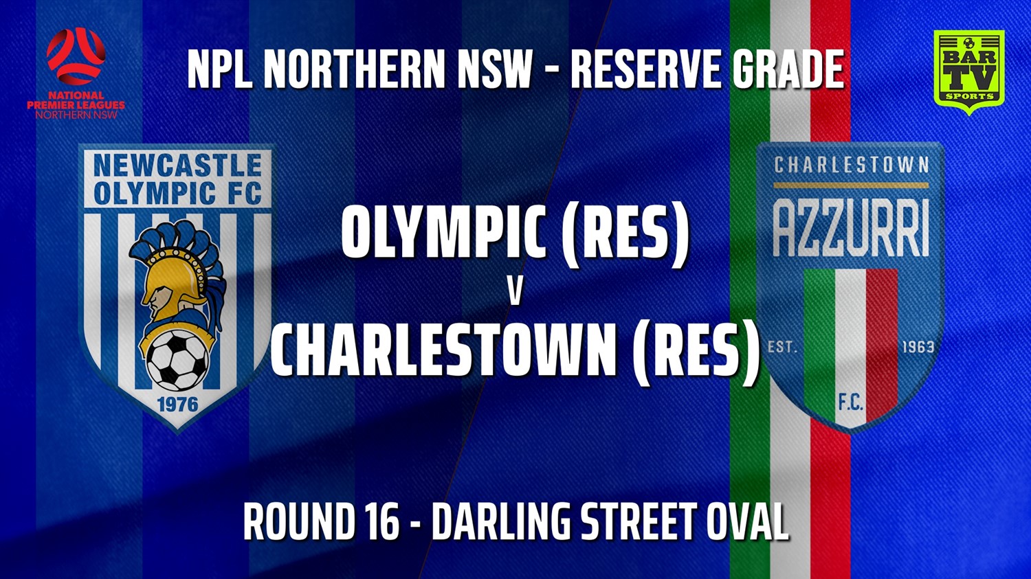 MINI GAME: NNSW NPL Res Round 16 - Newcastle Olympic v Charlestown Azzurri FC Slate Image