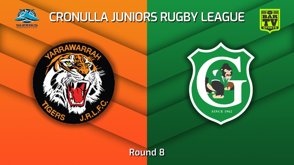 220625-Cronulla Juniors - U7 Silver Round 8 - Yarrawarrah Tigers v Gymea Gorillas Minigame Slate Image