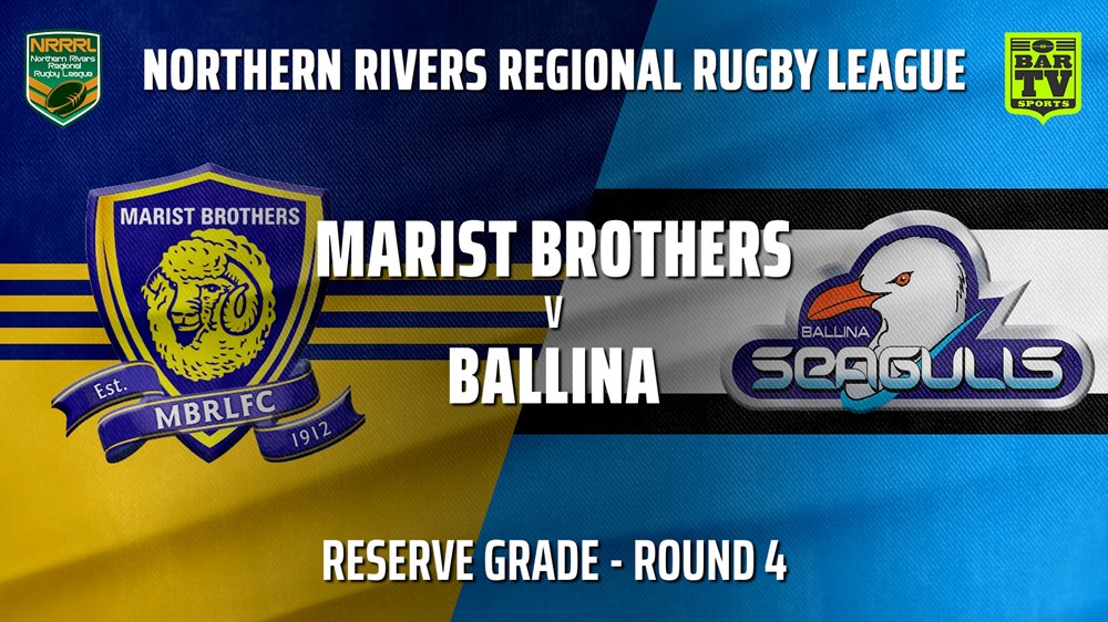 210523-NRRRL Round 4 - Reserve Grade - Lismore Marist Brothers Rams v Ballina Seagulls Slate Image