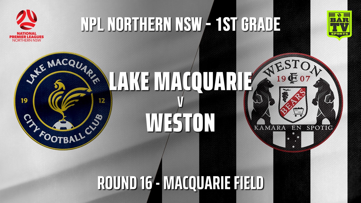 210801-NNSW NPL Round 16 - Lake Macquarie City FC v Weston Workers FC Slate Image