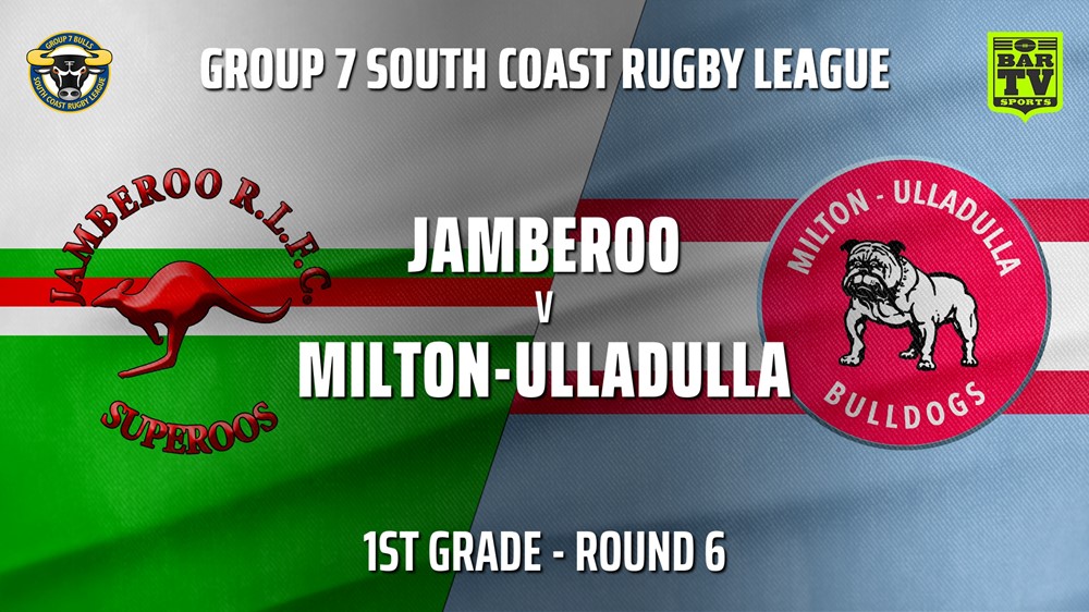 210522-Group 7 RL Round 6 - 1st Grade - Jamberoo v Milton-Ulladulla Bulldogs Slate Image