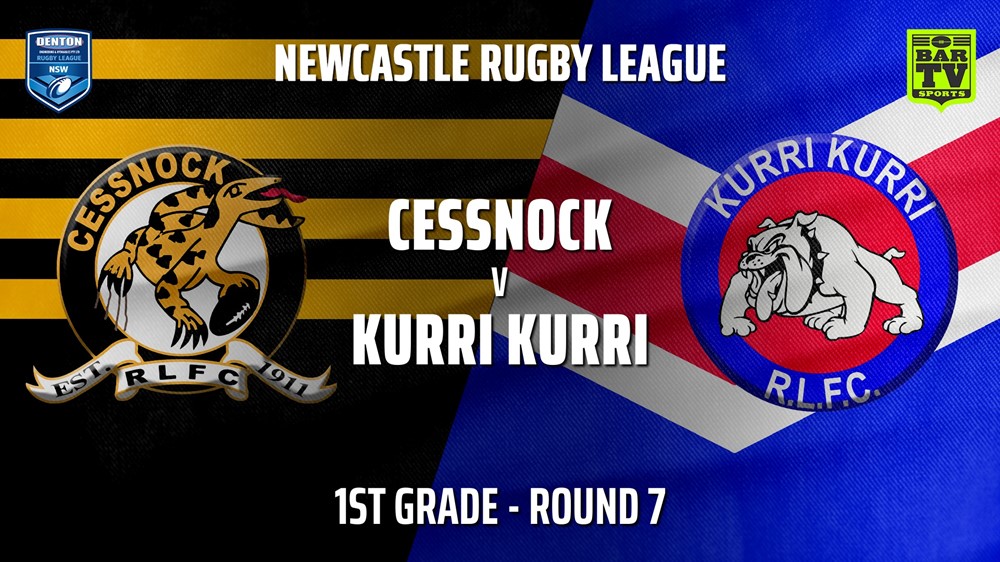 210508-Newcastle Rugby League Round 7 - 1st Grade - Cessnock Goannas v Kurri Kurri Bulldogs Slate Image