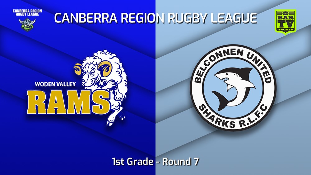 230527-Canberra Round 7 - 1st Grade - Woden Valley Rams v Belconnen United Sharks Slate Image