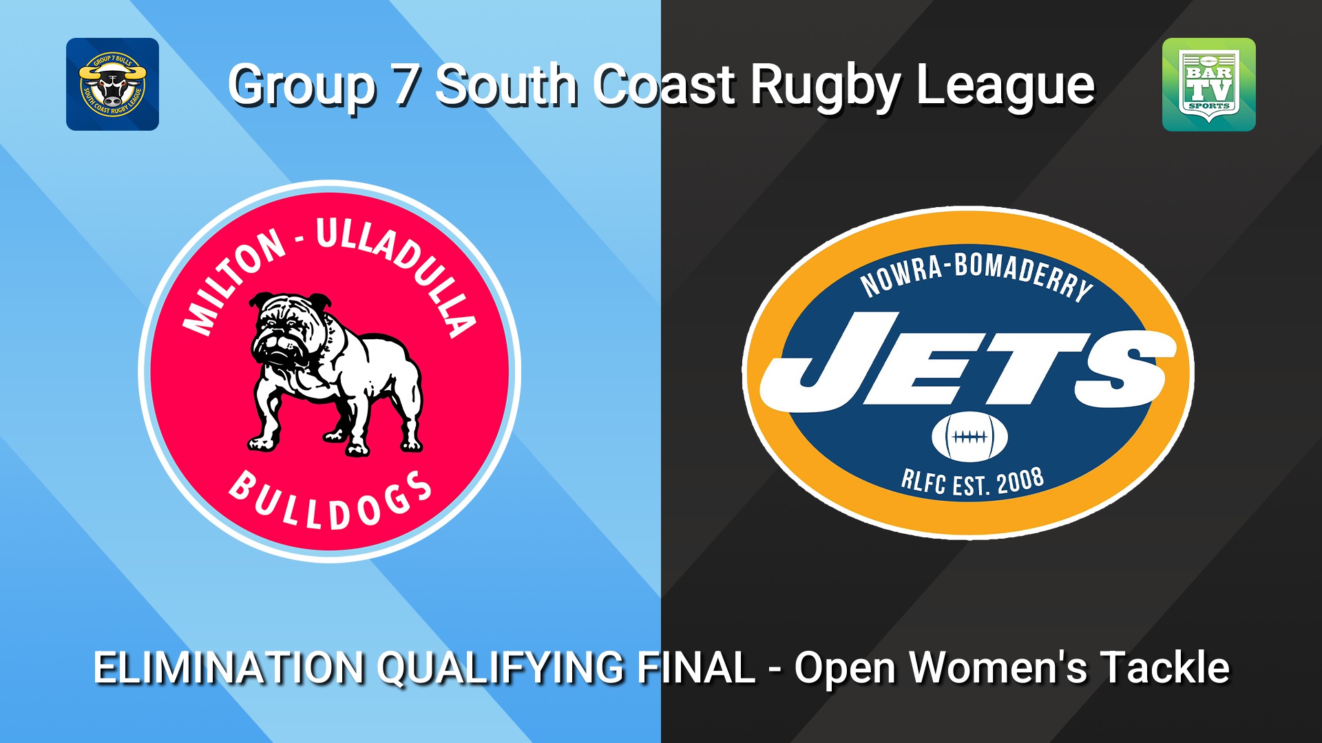 260913-video-South Coast ELIMINATION QUALIFYING FINAL - Open Women's Tackle - Milton-Ulladulla Bulldogs v Nowra-Bomaderry  Slate Image