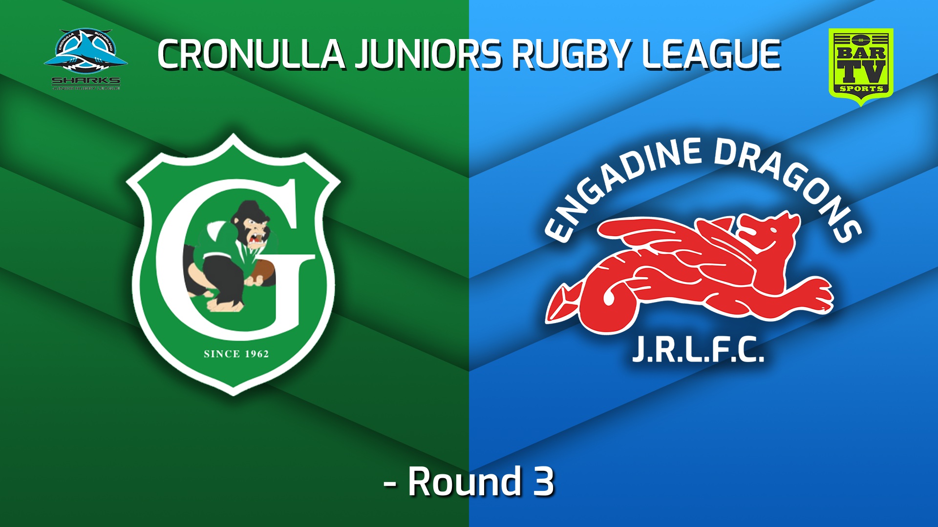 220514-Cronulla Juniors - U13 Bronze Round 3 - Gymea Gorillas v Engadine Dragons Slate Image