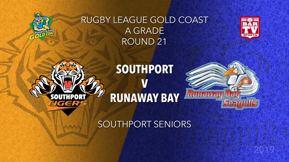 RLGC Round 21 - A Grade - Southport Tigers v Runaway Bay Slate Image
