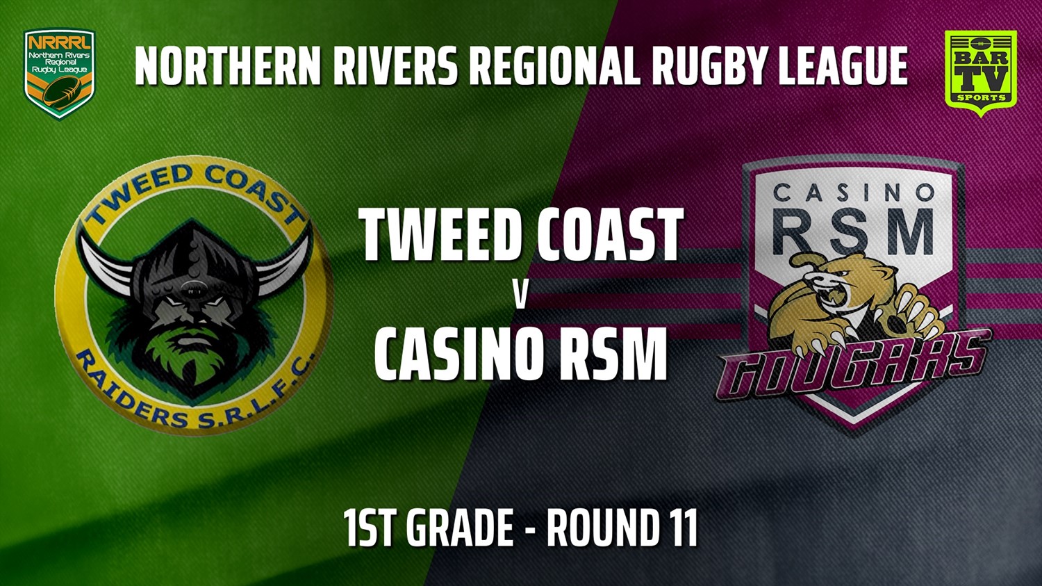 210718-Northern Rivers Round 11 - 1st Grade - Tweed Coast Raiders v Casino RSM Cougars Slate Image