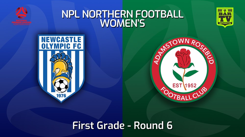 220501-NNSW NPLW Round 6 - Newcastle Olympic FC W v Adamstown Rosebud JFC W Slate Image