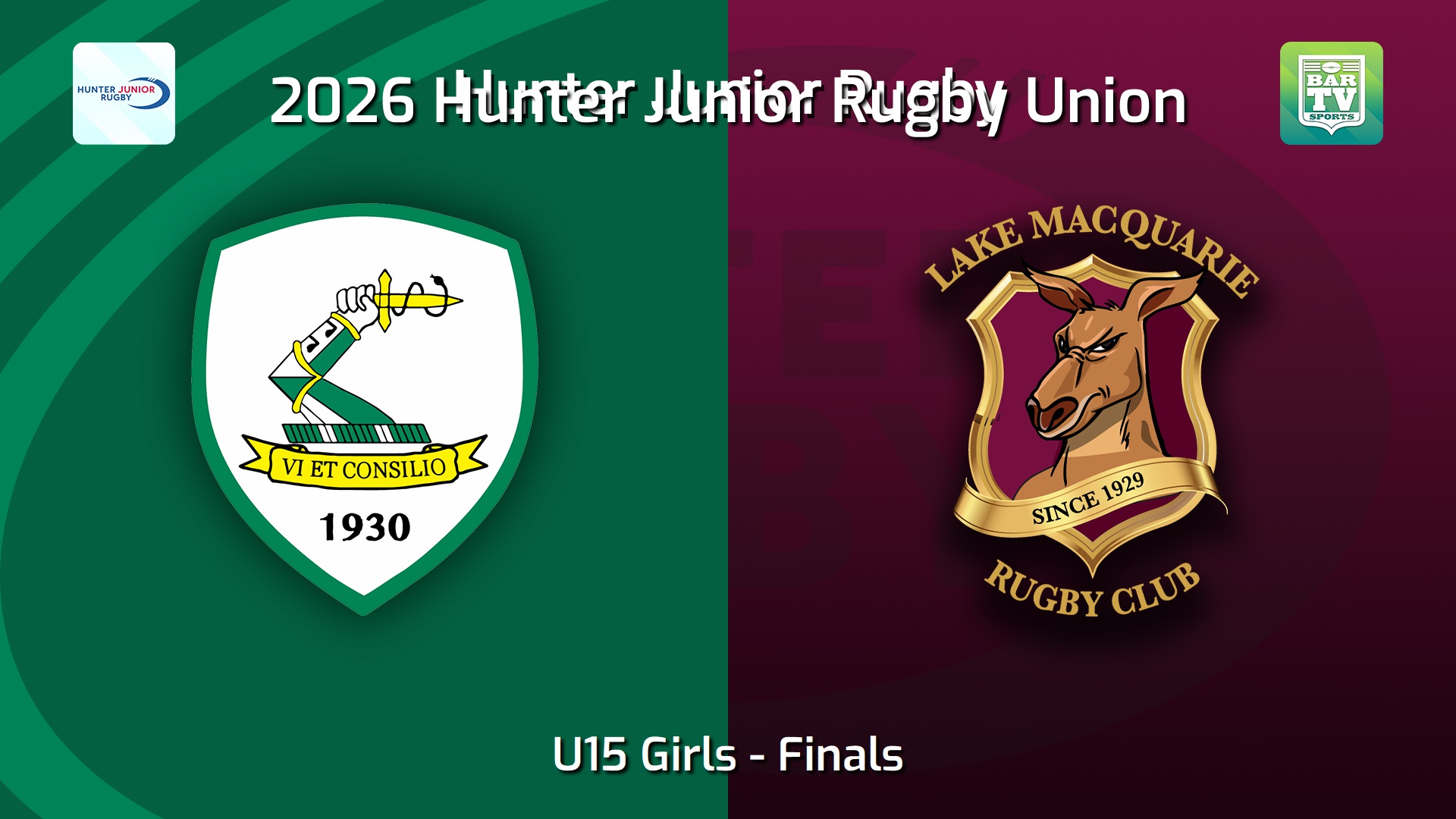 260814-video-Hunter Junior Rugby Union Finals - U15 Girls - Merewether Carlton v Lake Macquarie Slate Image