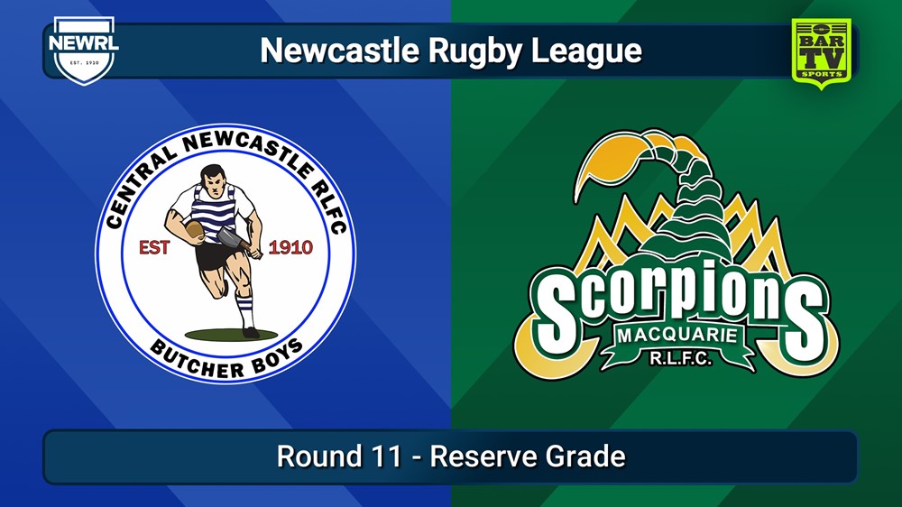250629-video-Newcastle RL Round 11 - Reserve Grade - Central Newcastle v Macquarie Scorpions Slate Image