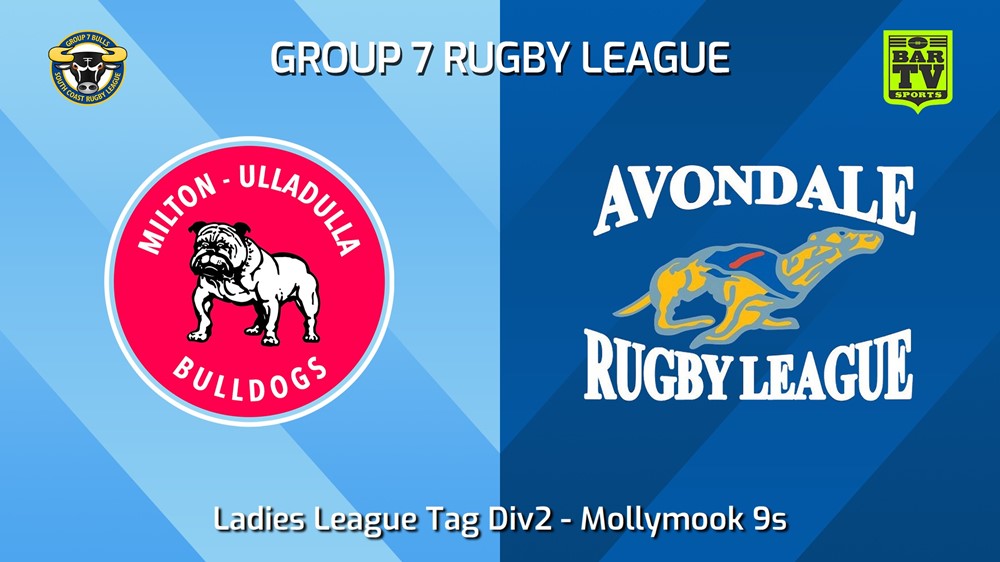 240309-South Coast Mollymook 9s - Ladies League Tag Div2 - Milton-Ulladulla Bulldogs v Avondale Greyhounds Slate Image