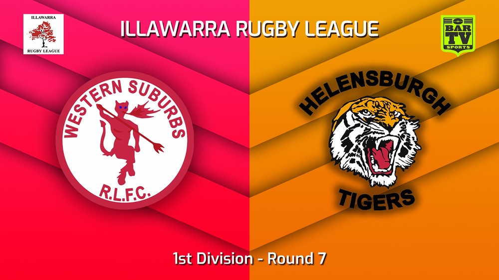 230617-Illawarra Round 7 - 1st Division - Western Suburbs Devils v Helensburgh Tigers Minigame Slate Image