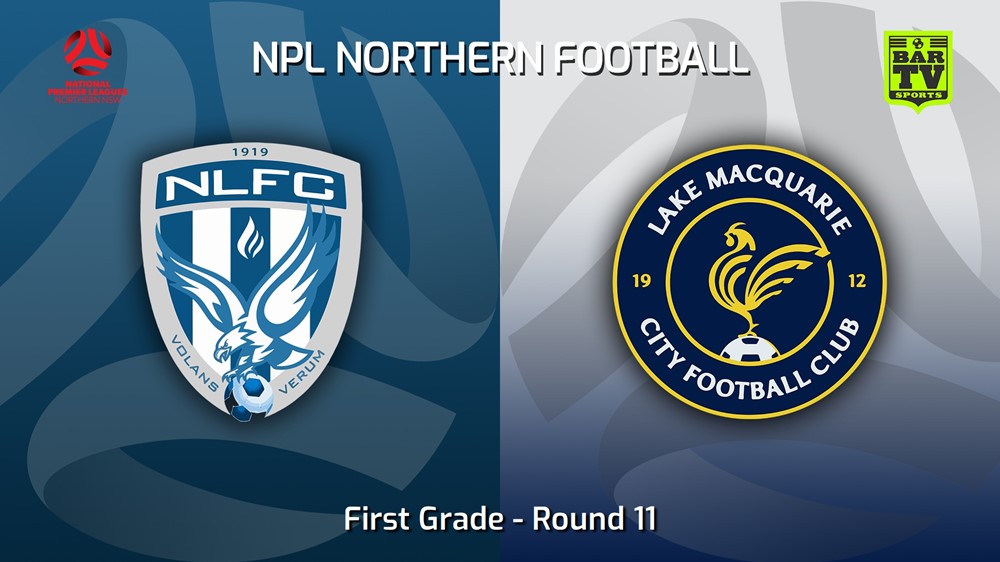 230513-NNSW NPLM Round 11 - New Lambton FC v Lake Macquarie City FC Minigame Slate Image