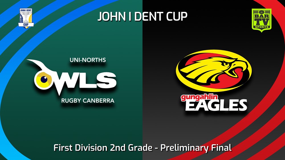 240824-video-John I Dent (ACT) Preliminary Final - First Division 2nd Grade - UNI-North Owls v Gungahlin Eagles Slate Image