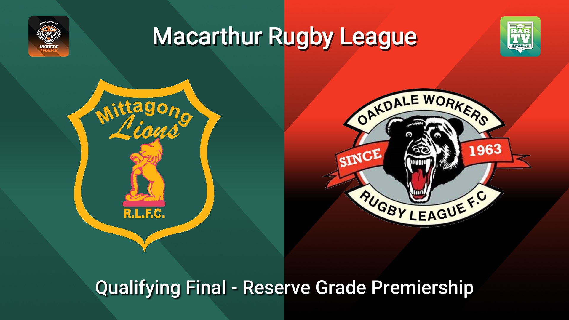 260830-video-Macarthur RL Qualifying Final - Reserve Grade Premiership - Mittagong Lions v Oakdale Workers Bears Slate Image