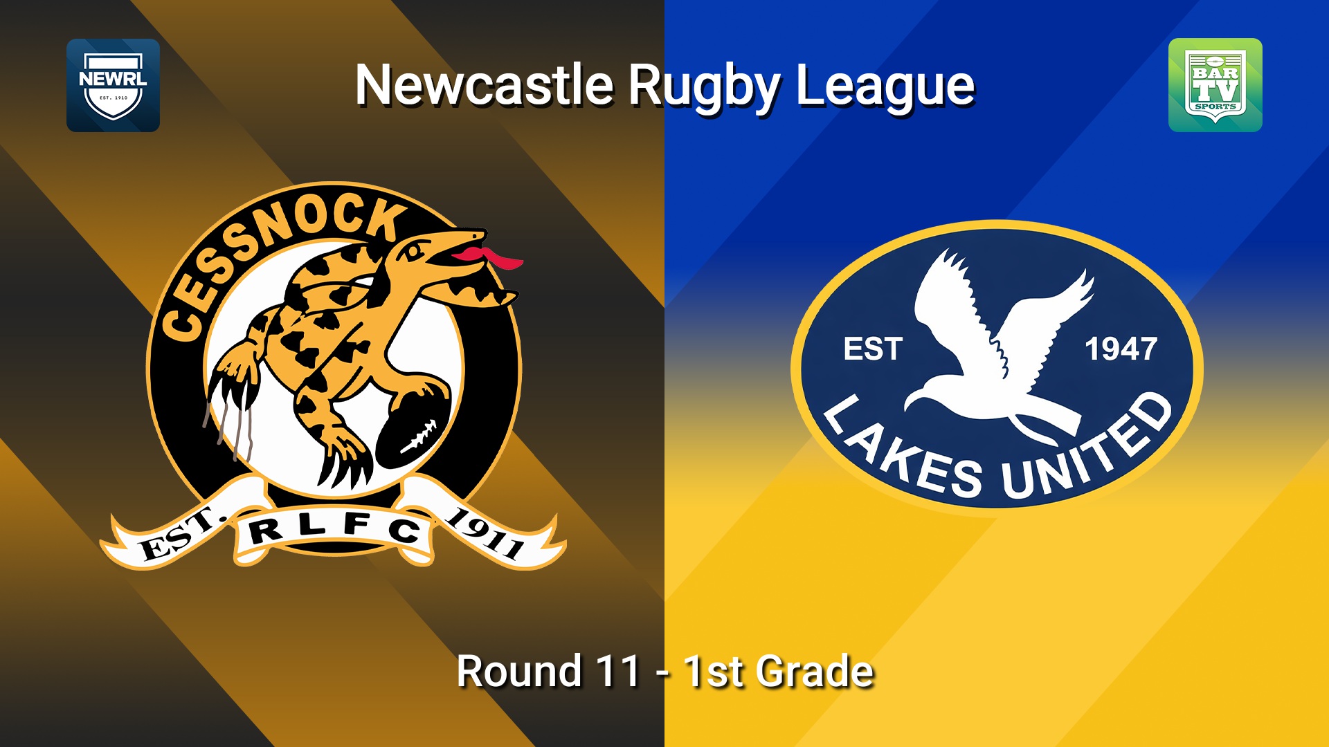 260627-video-Newcastle RL Round 11 - 1st Grade - Cessnock Goannas v Lakes United Seagulls Slate Image