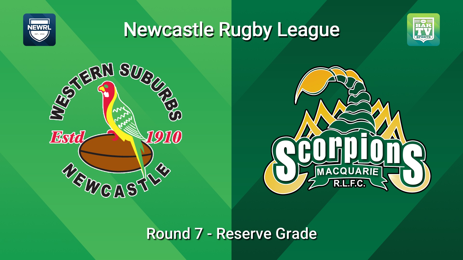 260531-video-Newcastle RL Round 7 - Reserve Grade - Western Suburbs Rosellas v Macquarie Scorpions Slate Image