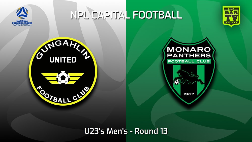 230709-Capital NPL U23 Round 13 - Gungahlin United U23 v Monaro Panthers U23 Slate Image