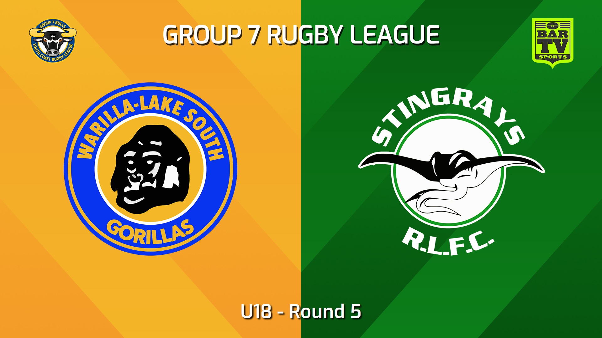 240505-video-South Coast Round 5 - U18 - Warilla-Lake South Gorillas v Stingrays of Shellharbour Minigame Slate Image