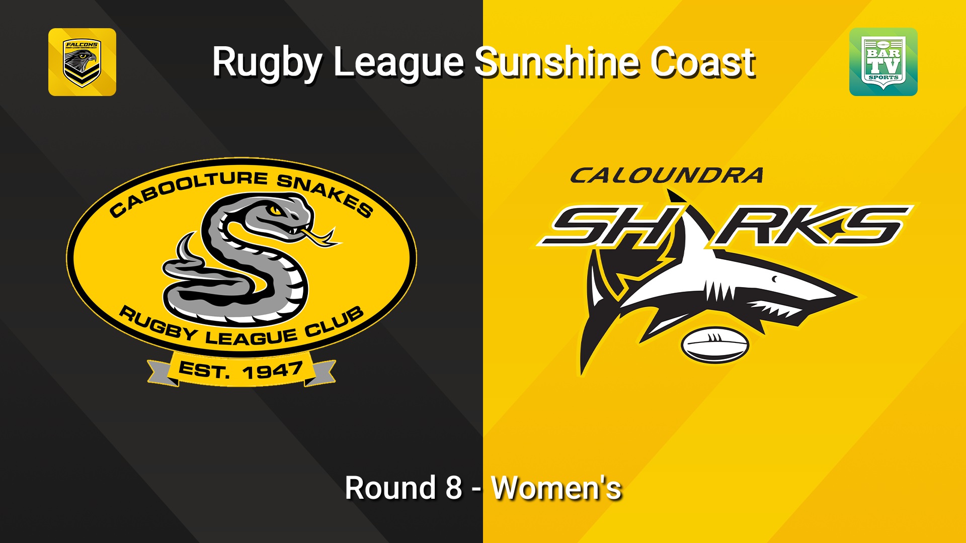 260627-video-Sunshine Coast RL Round 8 - Women's - Caboolture Snakes v Caloundra Sharks Slate Image