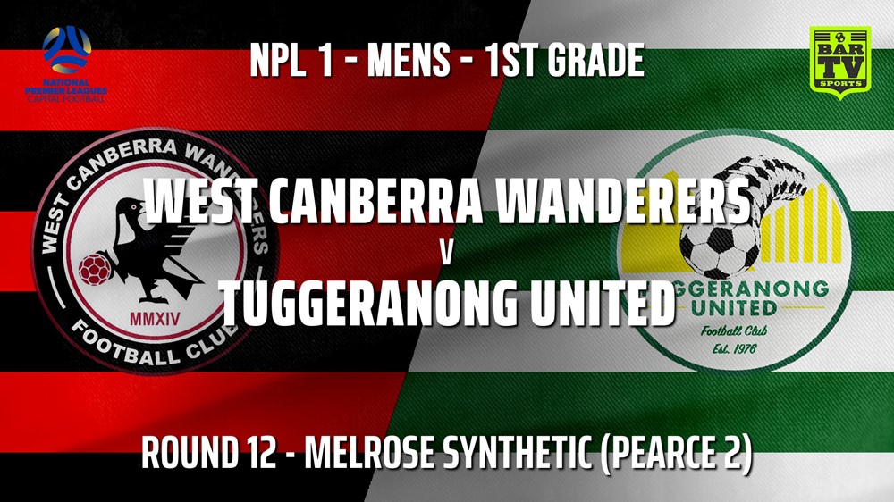 210703-Capital NPL Round 12 - West Canberra Wanderers v Tuggeranong United FC Slate Image