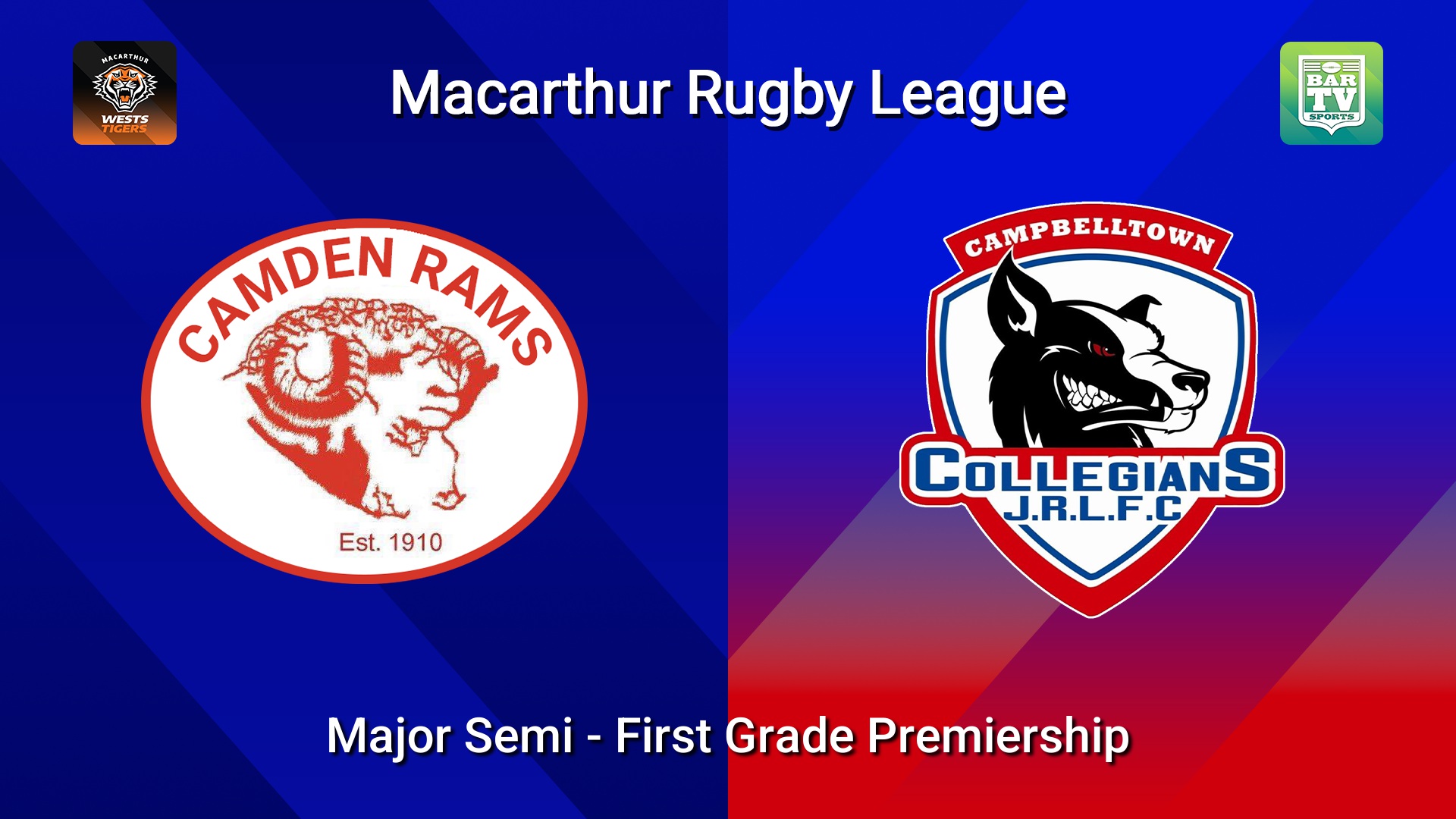 260906-video-Macarthur RL Major Semi - First Grade Premiership - Camden Rams v Campbelltown Collegians Slate Image