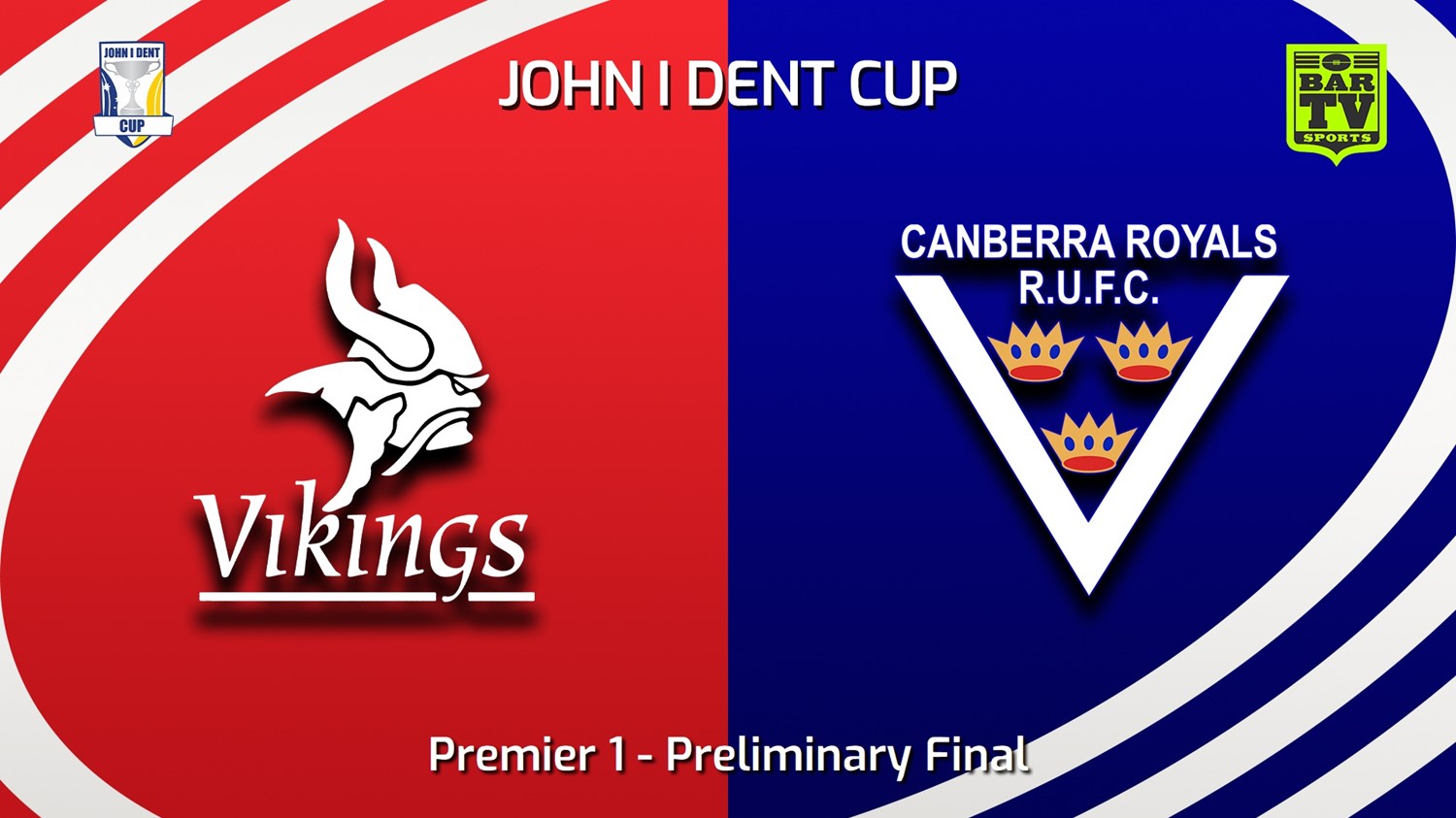 230819-John I Dent (ACT) Preliminary Final - Premier 1 - Tuggeranong Vikings v Canberra Royals Slate Image