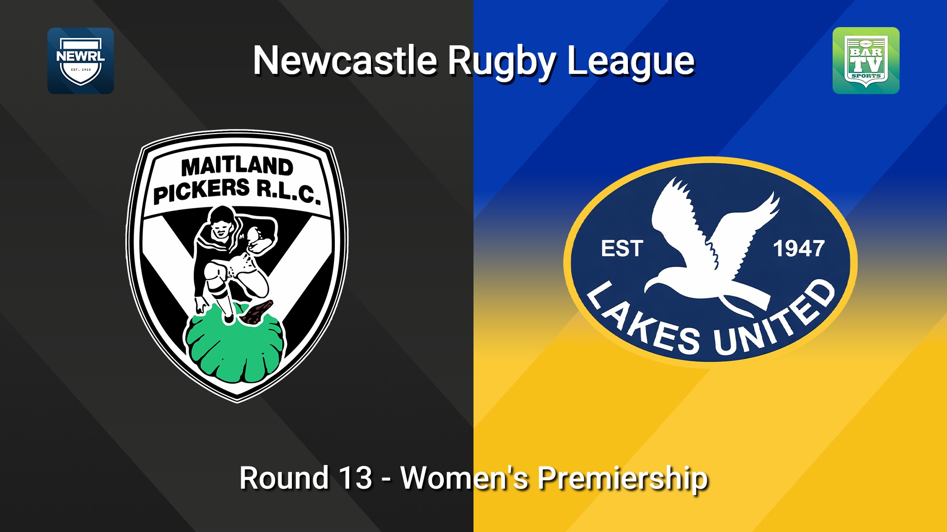 260801-video-Newcastle RL Round 13 - Women's Premiership - Maitland Pickers v Lakes United Seagulls Slate Image