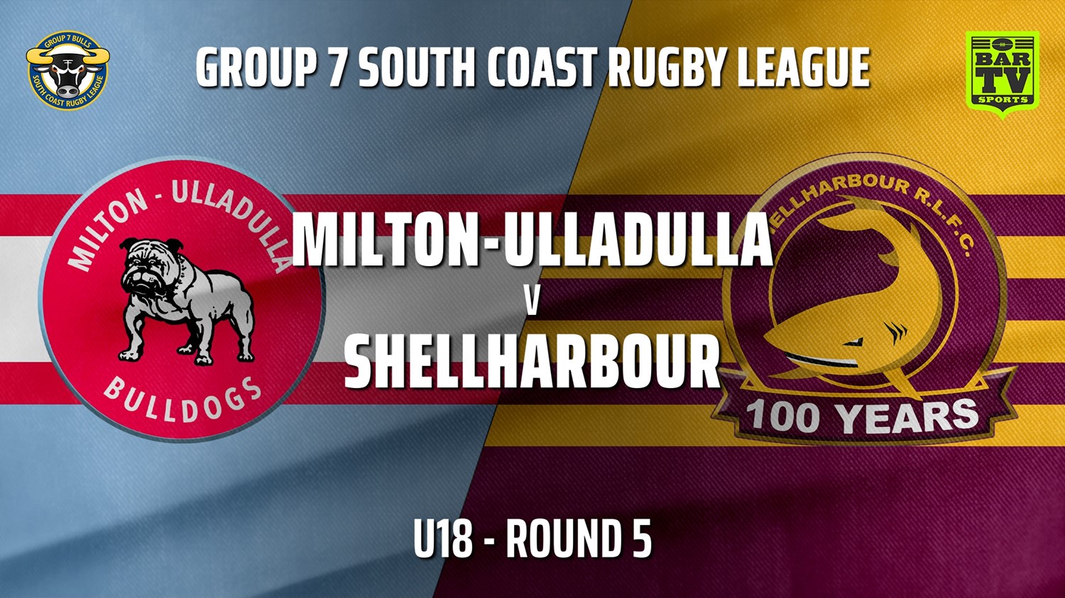 210516-Group 7 RL Round 5 - U18 - Milton-Ulladulla Bulldogs v Shellharbour Sharks Slate Image