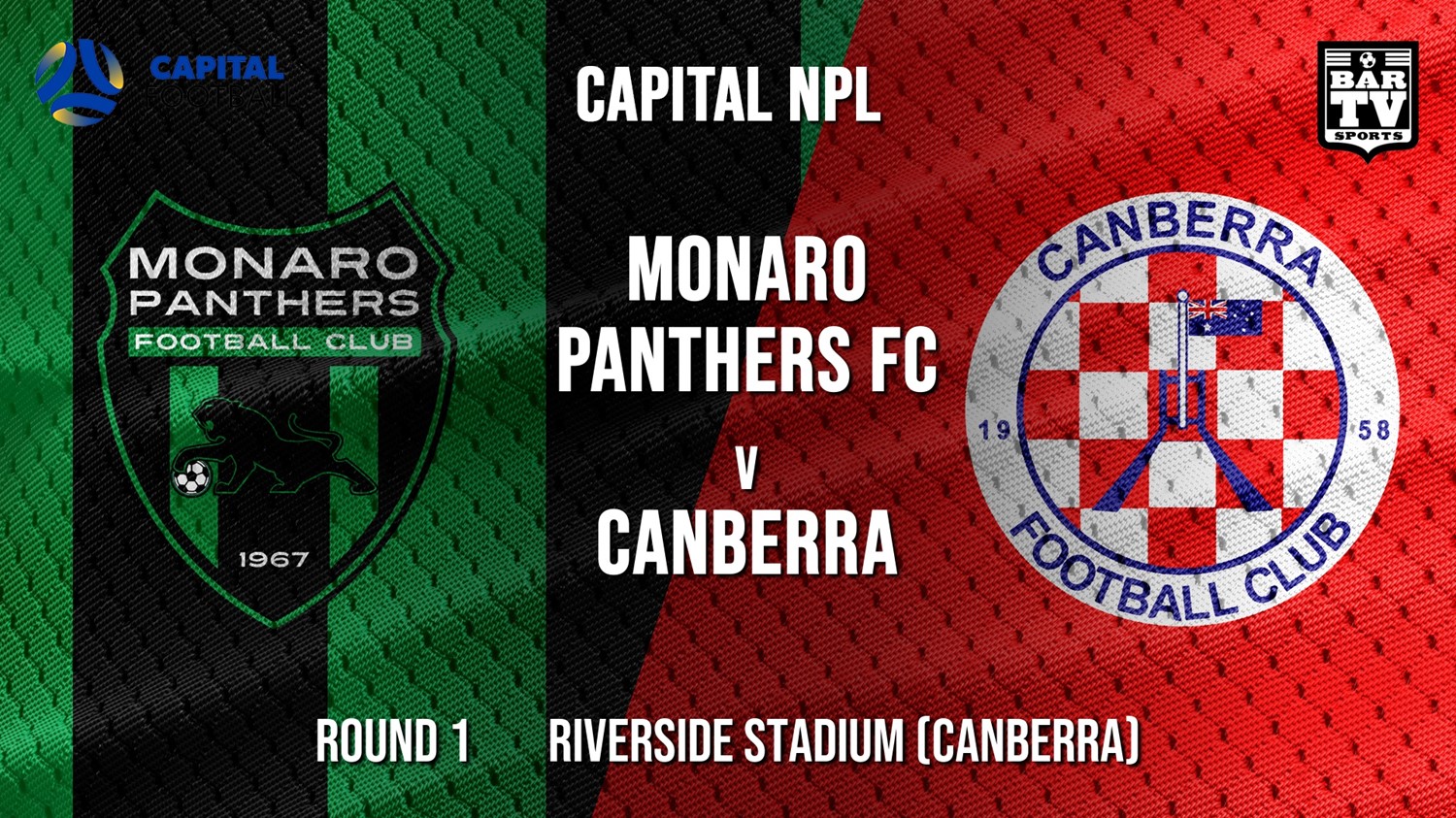 NPL - Capital Round 1 - Monaro Panthers FC v Canberra FC Minigame Slate Image