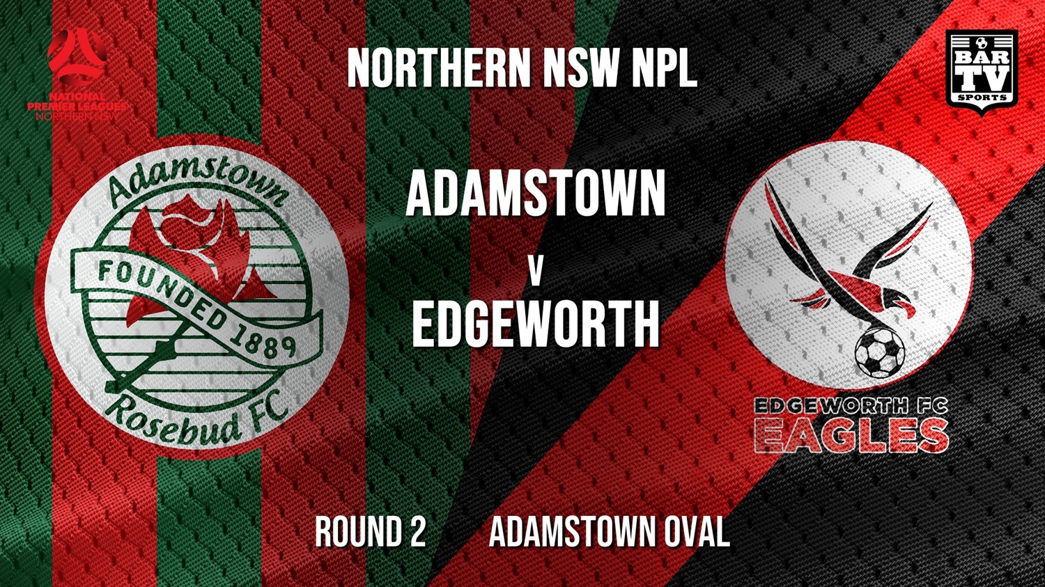 NPL - NNSW Round 2  - Adamstown Rosebud FC v Edgeworth Eagles FC Minigame Slate Image