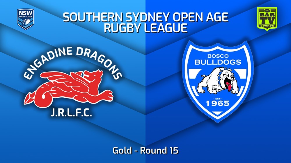 230805-S. Sydney Open Round 15 - Gold - Engadine Dragons v St John Bosco Bulldogs Slate Image