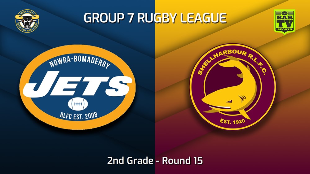 230723-South Coast Round 15 - 2nd Grade - Nowra-Bomaderry Jets v Shellharbour Sharks Slate Image