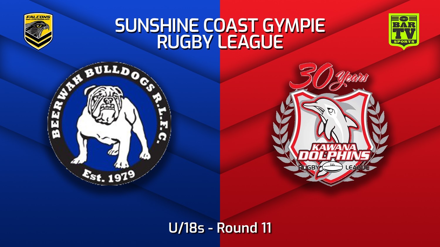 220703-Sunshine Coast RL Round 11 - U/18s - Beerwah Bulldogs v Kawana Dolphins Slate Image