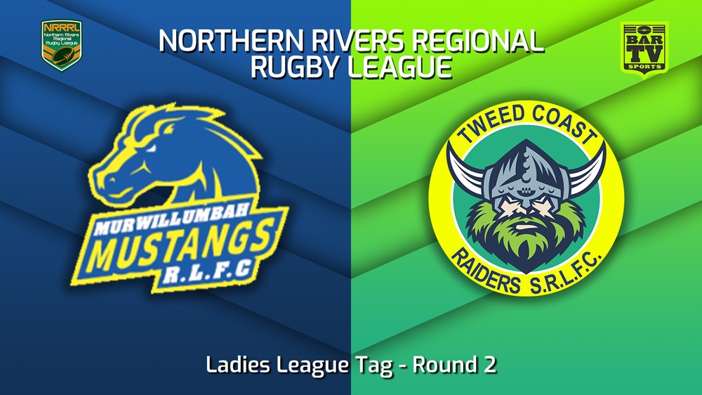 230423-Northern Rivers Round 2 - Ladies League Tag - Murwillumbah Mustangs v Tweed Coast Raiders Slate Image