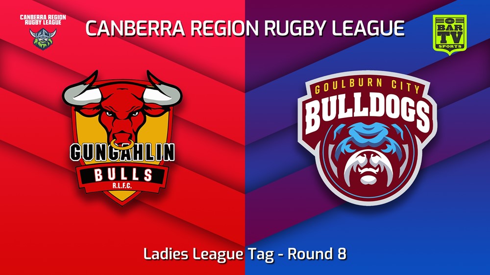 230603-Canberra Round 8 - Ladies League Tag - Gungahlin Bulls v Goulburn City Bulldogs Slate Image