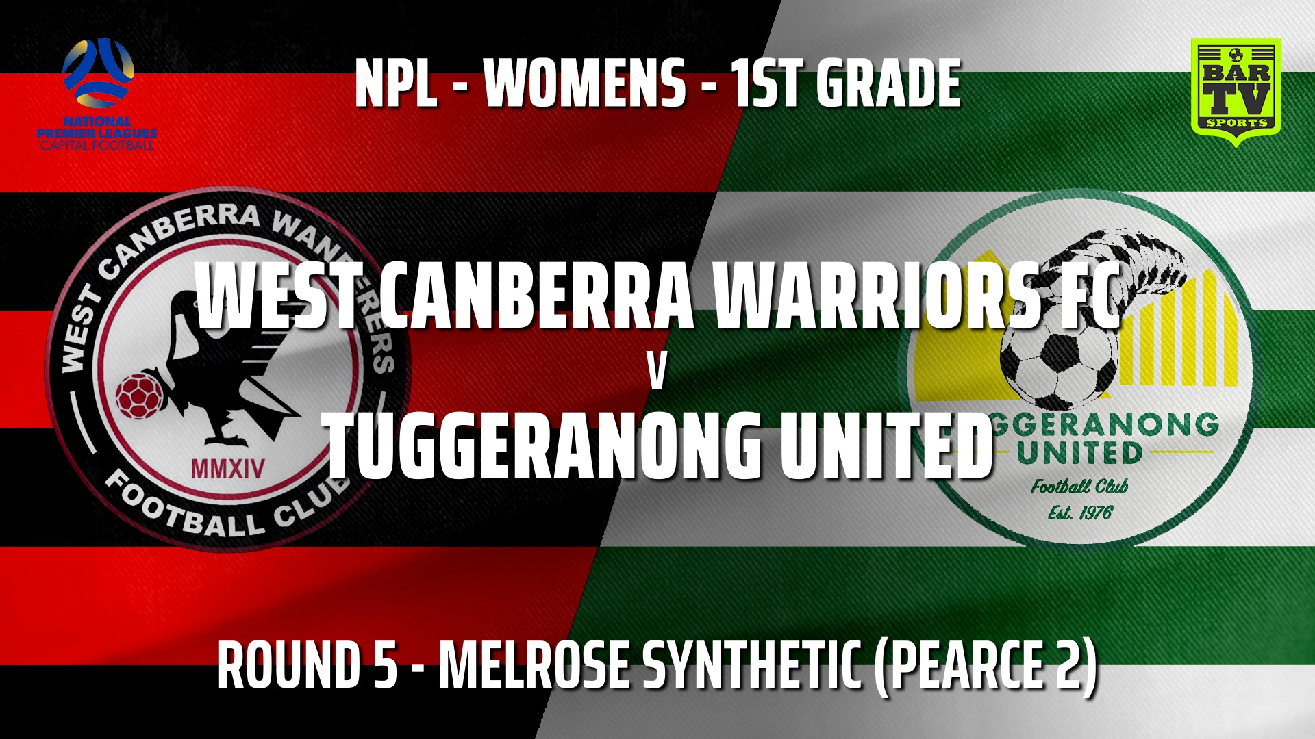210509-NPLW - Capital Round 5 - West Canberra Warriors FC (women) v Tuggeranong United FC (women) Slate Image